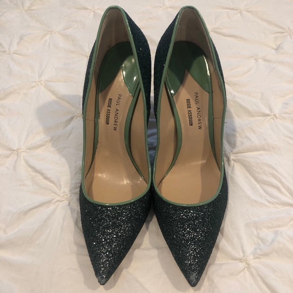 Paul Andrew x Rosie Assoulin Glitter Pumps - Picture 9 of 13